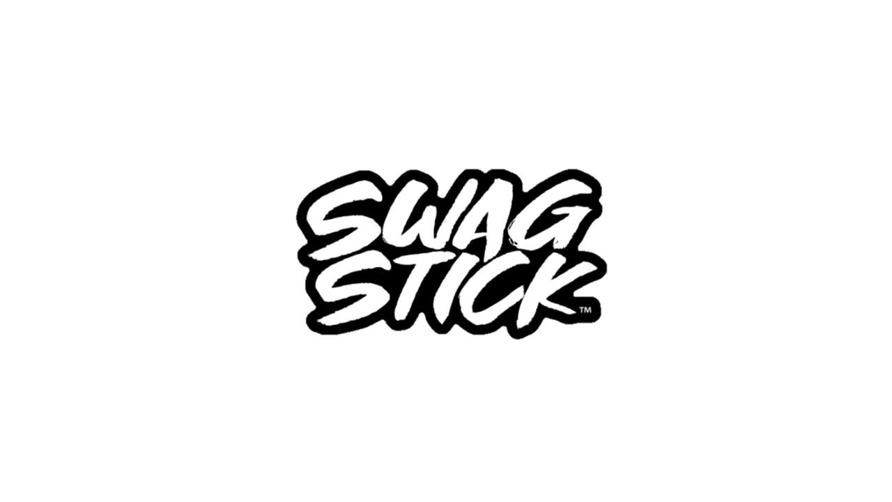 SWAG STICK Sticker [White & Black]